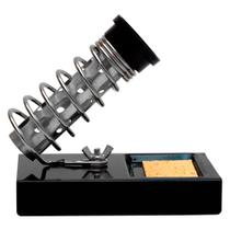 Suporte para Ferro de Solda Profissional Base de Metal com Esponja e Mola Seguro Estação de Solda Suporte para Ferro de Solda Profissional Base de Metal com Esponja e Mola Seguro Estação de Solda