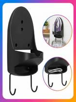 Suporte para Ferro e Tábua De Passar Roupas de Parede Black
