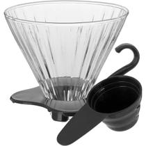 Suporte Para Filtro Coador de Café Transparente Borosilicato Suporte Para Filtro Coador de Café Transparente Borosilicato