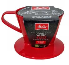 Suporte Para Filtro/Coador Pequeno Melitta Nº100 Vermelho
