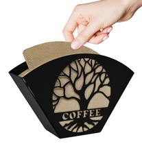 Suporte para filtros de café Qktxktzy em ferro com design Árvore da Vida Suporte para filtros de café Qktxktzy em ferro com design Árvore da Vida