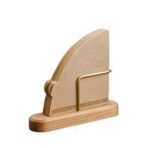Suporte para Filtros de Café Vandroop em Cerejeira e Latão 01 02 Suporte para Filtros de Café Vandroop em Cerejeira e Latão 01 02