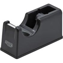 Suporte para Fita Adesiva Médio Largura da Fita até 25mm Preto Base Emborrachada Antiderrapante Lâmina Aço Inox BRW Suporte para Fita Adesiva Médio Largura da Fita até 25mm Preto Base Emborrachada Antiderrapante Lâmina Aço Inox BRW