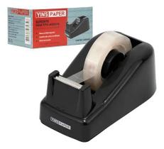 Suporte Para Fita Adesiva Preto Yins - Organizador de Mesa