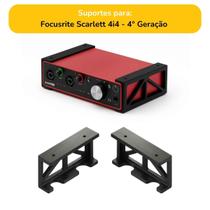 Suporte Para Fixar Focusrite Scarlett 4i4 4º Geração Embaixo Da Mesa Suporte Para Fixar Focusrite Scarlett 4i4 4º Geração Embaixo Da Mesa