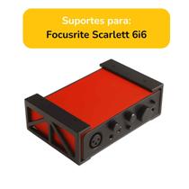 Suporte Para Fixar Focusrite Scarlett 6i6 Por Baixo Da Mesa