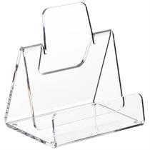 Suporte para Folhetos HeZone Acrílico 13x15 cm para Tríptico A5