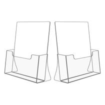 Suporte para Folhetos NIUBEE Acrílico 8,5x11 pol 2 Unidades Transparente Suporte para Folhetos NIUBEE Acrílico 8,5x11 pol 2 Unidades Transparente