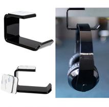 Suporte Para Fone de Ouvido Acrílico Mesa Parede Dupla Face