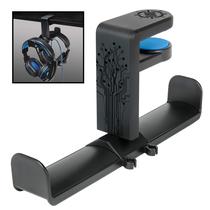 Suporte para fone de ouvido ENHANCE PC Gaming Suporte de mesa com clipe duplo Suporte para fone de ouvido ENHANCE PC Gaming Suporte de mesa com clipe duplo
