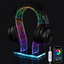 Suporte para fone de ouvido OAPRIRE RGB com 213 modos e 60.000 cores Suporte para fone de ouvido OAPRIRE RGB com 213 modos e 60.000 cores