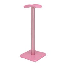 Suporte para fone de ouvido Septpenta TPU Tray Metal Strips rosa