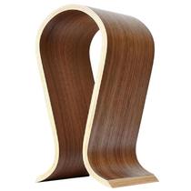 Suporte para fone de ouvido Wokex Wooden U Shape Classic Walnut Finish