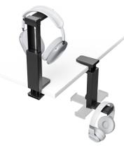 Suporte para Fones Kosker para Montagem Sob ou Sobre a Mesa Suporte para Fones Kosker para Montagem Sob ou Sobre a Mesa