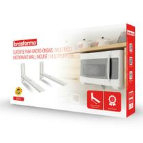 Suporte para Forno Micro-ondas Brasforma SBR 3.8 BRANCO (Com braço ajustável)