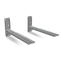 Suporte para Forno Micro-ondas Com Braço Ajustável Brasforma SBR 3.7 Prata