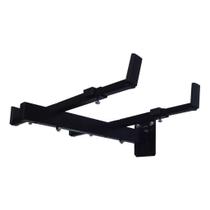 Suporte para Forno Micro-ondas e Elétrico Com ajuste de Largura Preto Brasforma