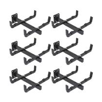 Suporte para Forno Microondas Ajustável Brasforma SBR3.4 Preto 6 Unidades Suporte para Forno Microondas Ajustável Brasforma SBR3.4 Preto 6 Unidades