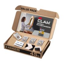Suporte para fotos de drywall 3M CLAW (TM) 20 kg com marcadores de pontos de 4 quilates