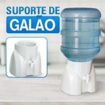 Suporte para Galão 10L a 20L com Torneira AquilaPlastic Plástico Resistente Branco Suporte para Galão 10L a 20L com Torneira AquilaPlastic Plástico Resistente Branco