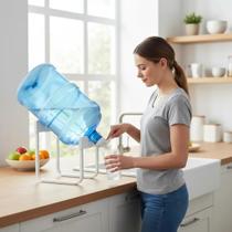 Suporte Para Galão De Água De 20 Litros E 1 Válvula Apoio Suporte Para Galão De Água De 20 Litros E 1 Válvula Apoio