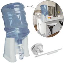 Suporte Para Galão Garrafão De Agua Mineral 10 E 20 Litros Com Torneira Prático