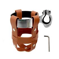 Suporte para garrafa de água para bicicleta Hoypeyfiy Vintage Leather 80mL