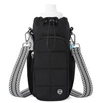 Suporte para garrafa de água Telena Crossbody 1.2L Black Nylon
