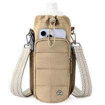 Suporte para garrafa de água Telena Crossbody 1.2L Khaki Nylon Suporte para garrafa de água Telena Crossbody 1.2L Khaki Nylon