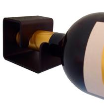 Suporte Para Garrafas Strassis Design SD-2001 Metal Cor: Preto