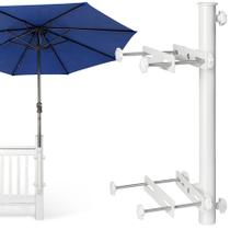 Suporte para Guarda-Chuva Wanhork em Aço Inoxidável para Corrimão de Deck 48 cm Suporte para Guarda-Chuva Wanhork em Aço Inoxidável para Corrimão de Deck 48 cm