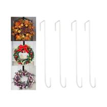 Suporte Para Guirlanda Floral De Natal, Gancho Reutilizável Sem Pregos Para Pendurar Na Porta,