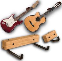 Suporte para guitarra, suporte de parede, tela inclinada horizontal, RawRock Suporte para guitarra, suporte de parede, tela inclinada horizontal, RawRock