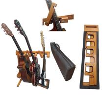 Suporte Para Guitarra/violão/baixo Triplo com capa