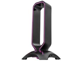 Suporte para Headset Gamer GXTrust GXT 265 Cintar, RGB, 2 Portas USB - 23647