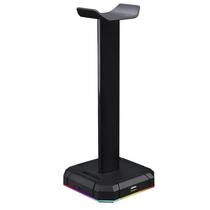 Suporte para Headset Redragon Scepter RGB, Black, HA312 Suporte para Headset Redragon Scepter RGB, Black, HA312