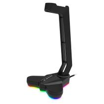 Suporte para headset vickers rgb fortrek preto
