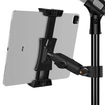 Suporte para iPad Peastrex para suporte de microfone com braçadeira ajustável
