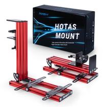 Suporte para joystick Reashy em alumínio para simulador de voo, vermelho