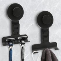 Suporte para lâminas de barbear WingWider, kit com 2 ganchos de sucção reforçados Suporte para lâminas de barbear WingWider, kit com 2 ganchos de sucção reforçados