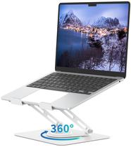 Suporte para laptop ALASHI Base giratória de 360 para 10-15,6" branco Suporte para laptop ALASHI Base giratória de 360 para 10-15,6" branco
