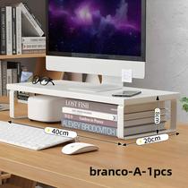 Suporte para laptop, armazenamento de mesa, tela de computador elevada
