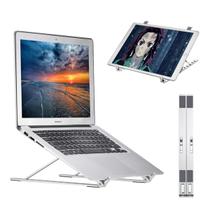 Suporte para laptop em liga de alumínio dobrável premium de 11,5 a 16,5 polegadas