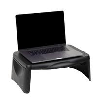 Suporte para laptop Lap Desk Mind Reader, pernas dobráveis, portátil, preto