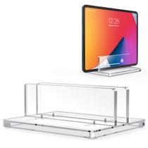 Suporte para laptop OMOTON Suporte vertical de acrílico ajustável 17" Suporte para laptop OMOTON Suporte vertical de acrílico ajustável 17"