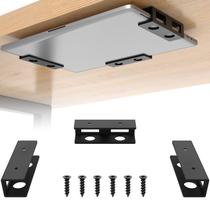 Suporte para laptop sob a mesa FOROIRON de 3 peças com prateleira e feltro Suporte para laptop sob a mesa FOROIRON de 3 peças com prateleira e feltro