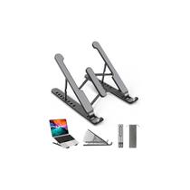 Suporte para laptop, suporte de mesa dobrável, 10-15,6”, preto/branco