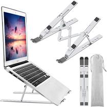 Suporte para laptop, suporte para computador Riser, suporte de notebook portátil dobrável de alumínio - ELG