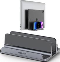 Suporte para laptop YICOSUN de 3 slots ajustável até 17,3" cinza