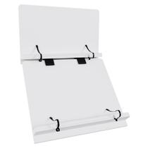 Suporte Para Livro Duplo Resistente Ergonômico Branco Suporte Para Livro Duplo Resistente Ergonômico Branco